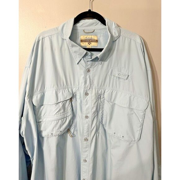 Cabela's Other - Cabela's‎ Guidewear 40 UPF Men's Light Jacket Size 3XL R Light Blue Gorpcore